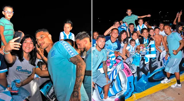 Paolo Guerrero, cada vez más cerca a la hinchada de Racing Club. - El Popular.