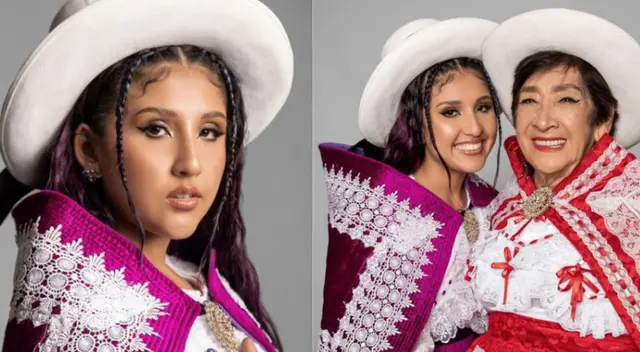 Milena Warthon se muestra orgullosa de su abuelita Teresita. Milena Warthon se muestra orgullosa de su abuelita Teresita.