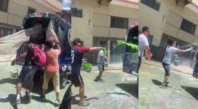 Peculiar escena en carnavales ha generado diversas reacciones en las redes sociales. Peculiar escena en carnavales ha generado diversas reacciones en las redes sociales.