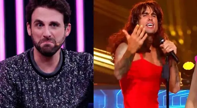 Rodrigo González ironiza al ver a Gino Assereto vestido de María Mercedes Rodrigo González ironiza al ver a Gino Assereto vestido de María Mercedes