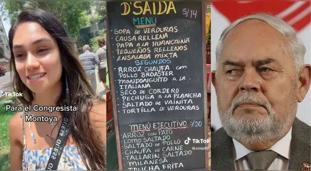 La joven peruana no dudó en usar su TikTok para mandarle un peculiar mensaje al congresista del Perú.