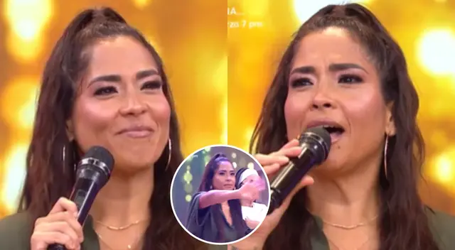 Katia Palma se molesta con inesperada pregunta y decide abandonar el set.