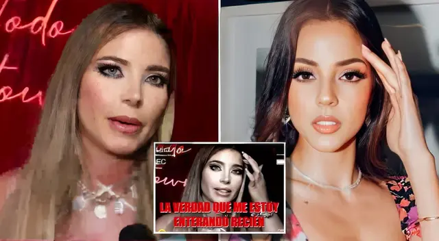 Flavia Laos sorprendió al echarle tierrita a Luciana Fuster.