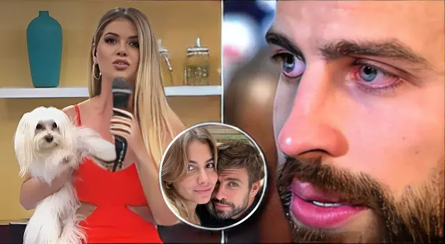 Brunella Horna le dio con palo a Gerard Piqué