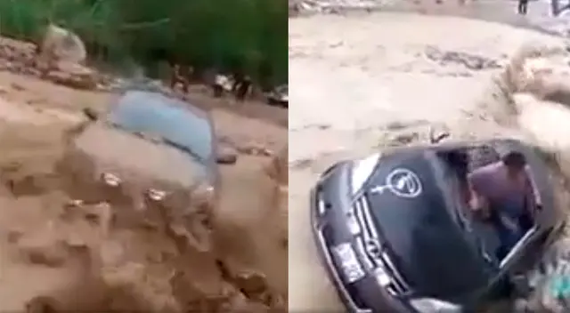 Conductor arriesgó su vida y por poco muere.