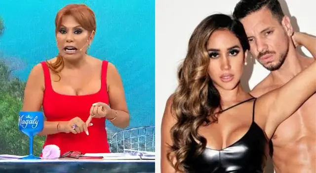 Magaly Medina saca al fresco a Anthony Aranda.