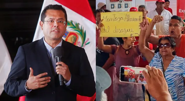 Titular de Justicia tuvo que dejar el micrófono ya que no podía continuar. Titular de Justicia tuvo que dejar el micrófono ya que no podía continuar.