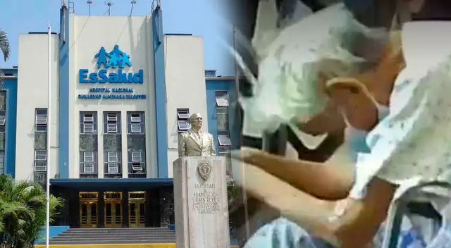 Varios pacientes con muchas enfermedades, esperaban ser atendido en el Hospital Almenara..