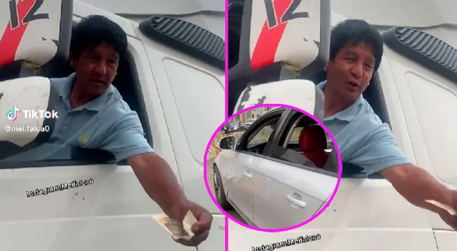 El conductor no podía creer la suma de dinero que le estaba ofreciendo el chofer.