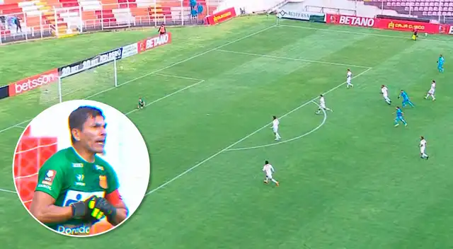 Ronald Ruíz tuvo una increíble accionar en el partido.