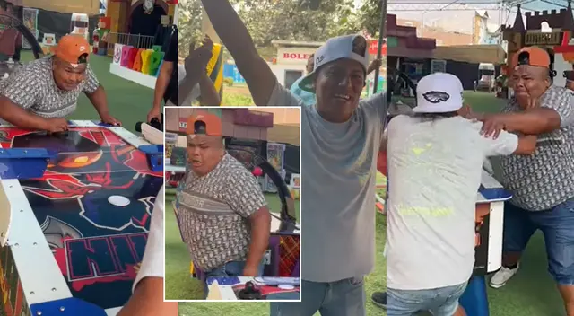 Mayimbú protagonizó una singular escena jugando y se hizo viral en las redes sociales.