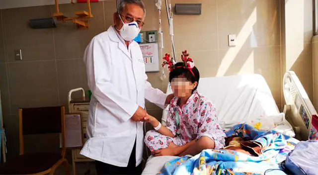 Salvan vida de menor con tumor en el páncreas.