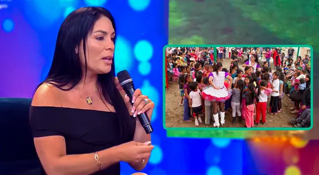 Evelyn Vela jala orejas a personajes de la TV que hace bien social por interés.