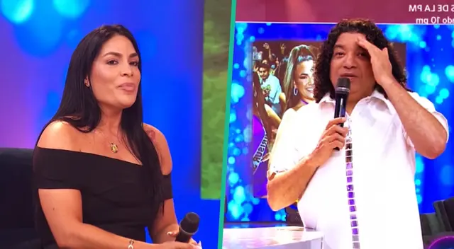 Evelyn Vela pone el pare a Carlso Vílchez por broma hacia su pareja. Evelyn Vela pone el pare a Carlso Vílchez por broma hacia su pareja.
