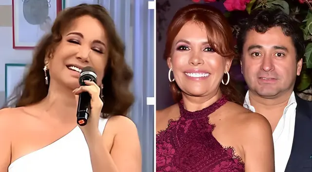 Janet Barboza no pudo con su genio y se burló del esposo de Magaly Medina.