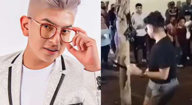 Bryan Arámbulo aparece en yunzada bailable.