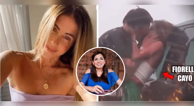 Especialista analizó el beso de Fiorella Cayo con guapo joven.