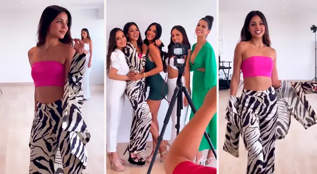 Luciana Fuster realizó su primer desfile.