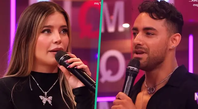 Flavia Laos incómoda porque Austin titubea al explicar la importancia de ella en él.