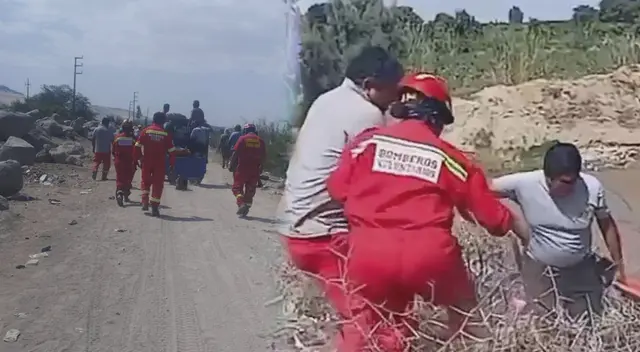 bomberos encuentran cuerpo de adolescente que se ahogó en río Ica.