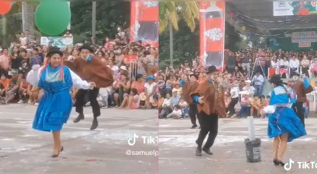 El joven sacó los reales pasitos prohibidos en los carnavales de Pichanaki y es viral en TikTok.