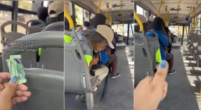 La muchacha se volvió viral en TikTok al mostrar cómo ayudar sin que la otra persona se de cuenta.