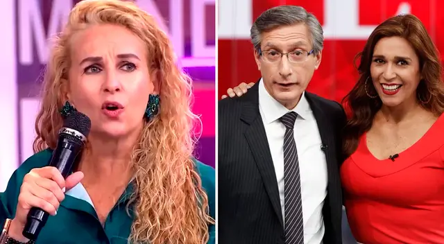 Katia Condos habla de la cercanía de su esposo con Verónica Linares.
