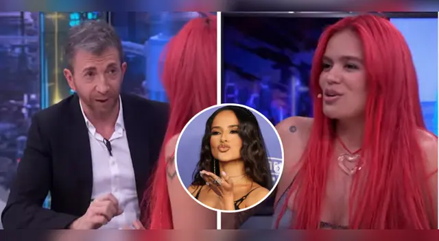 Pablo Motos confunde a Karol G con Becky G.