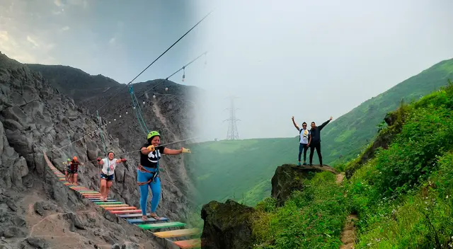 Tras la inauguración del puente colgante en las Lomas El Mirador, han llegado turistas. Tras la inauguración del puente colgante en las Lomas El Mirador, han llegado turistas.