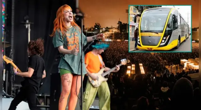 Paramore llegó al Perú y la ATU le dará facilidades a los fánticos que salgan del concierto.