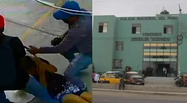 Delincuentes fugaron hacia la ciudad de Trujillo tras el robo frente a comisaría.