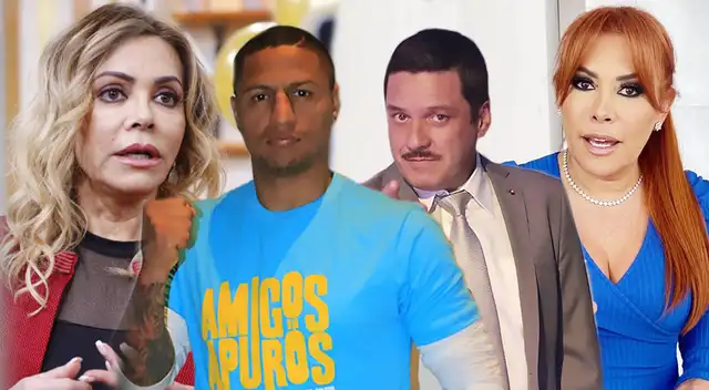Personajes de la farándula peruana que agredieron a los trabajadores de Magaly Medina.
