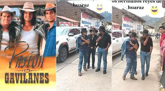 Peruanos fueron vistos con peculiares prendas en Huaraz y usuarios en TikTok los trolean.