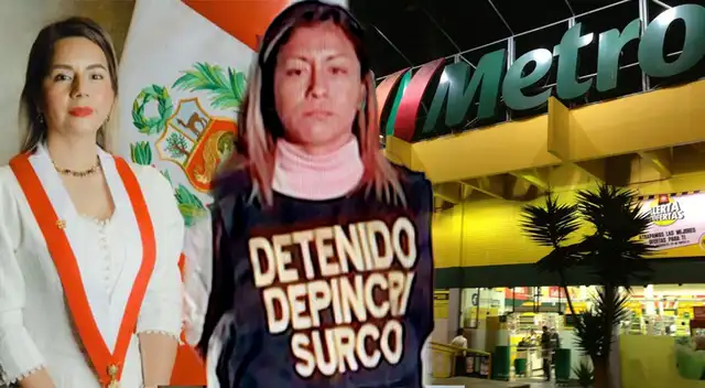 Tania Ramírez y la vez que fue intervenida por hurto simple en Jesús María.