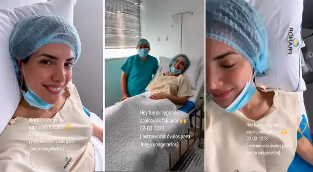 Rosángela Espinoza se extrajo por segunda vez los óvulos.