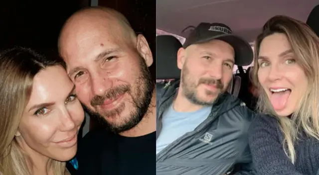 Juliana Oxenford junto a su esposo y padre de sus hijos. Juliana Oxenford junto a su esposo y padre de sus hijos.