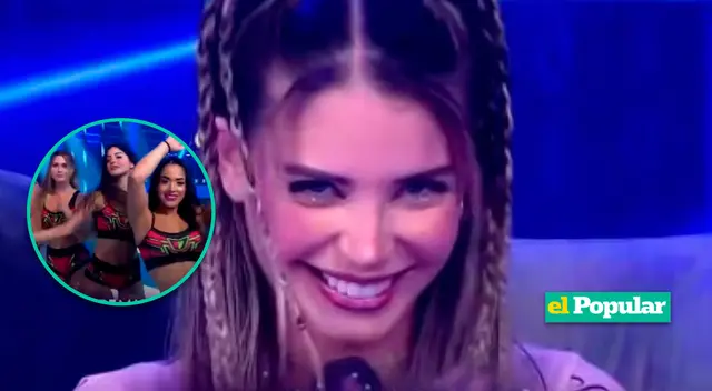 Flavia Laos interpretó 'Si se nos da' y Luciana Fuster se dejó llevar.