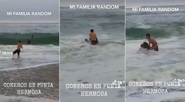 La escena es viral en TikTok.