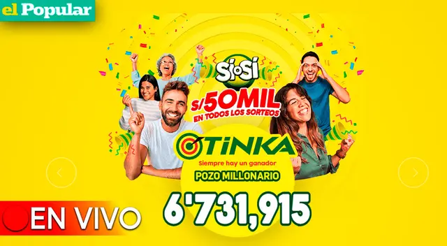 Conoce el nuevo monto del pozo millonario de La Tinka.