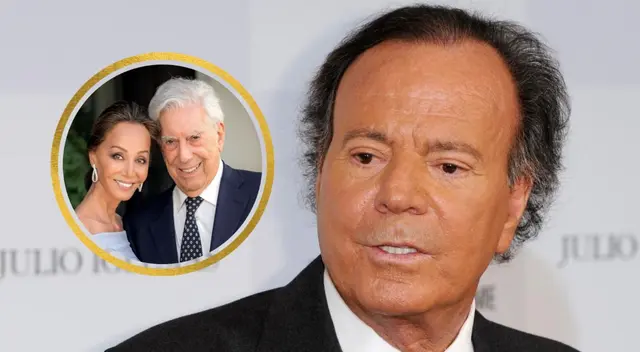 Julio Iglesias criticó cómo reaccionó Mario Vargas Llosa ante su ruptura con Isabel Preysler.