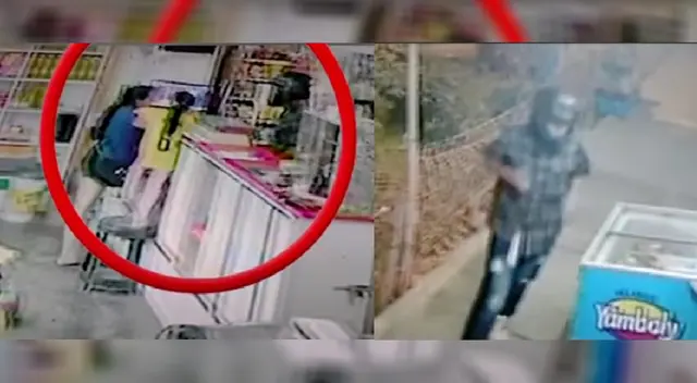 Delincuente ingresando a minimarket antes de atacar a dueña y su hija en Carabayllo Delincuente ingresando a minimarket antes de atacar a dueña y su hija en Carabayllo