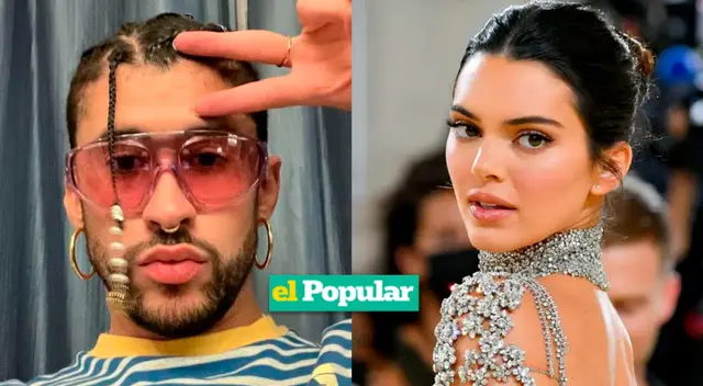 Kendall Jenner besó a Bad Bunny antes de abordar su camioneta.