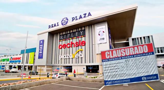 El Real Plaza de Puruchuco respondió tras su clausura temporal por parte de la Municipalidad de Ate. El Real Plaza de Puruchuco respondió tras su clausura temporal por parte de la Municipalidad de Ate.