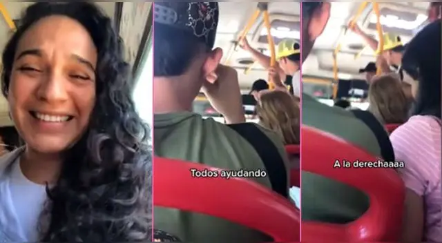 El chofer se había salido de la ruta con pasajeros a bordo y escena es viral en TikTok. El chofer se había salido de la ruta con pasajeros a bordo y escena es viral en TikTok.