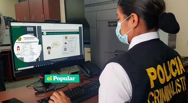 Conoce aquí si tienes antecedentes policiales desde la web de la PNP.