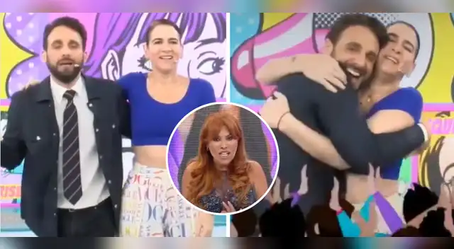 Rodrigo González feliz con Gigi Mitre