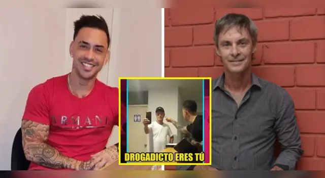 Diego Chávarri y Jean Paul Strauss en discusión.