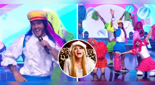 Mario Irivarren imita a Yola Polastri.