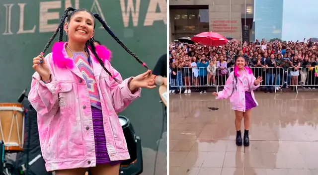 Milena Warthon sorprende a fans pese a cancelación de show. Milena Warthon sorprende a fans pese a cancelación de show.