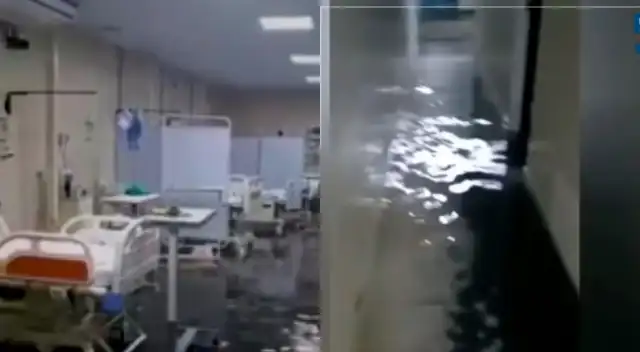 Las instalaciones del nocomio están inundadas. Las instalaciones del nocomio están inundadas.